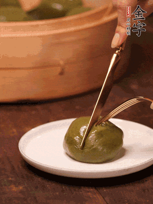 軟軟糯糯，香味可以秒殺99%的成品青團(tuán)
