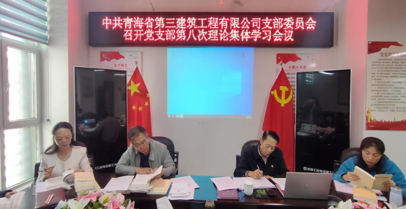 三建公司黨支部召開第八次理論集體學(xué)習(xí)會 ----集團(tuán)黨委委員、紀(jì)委書記講主題教育專題黨課