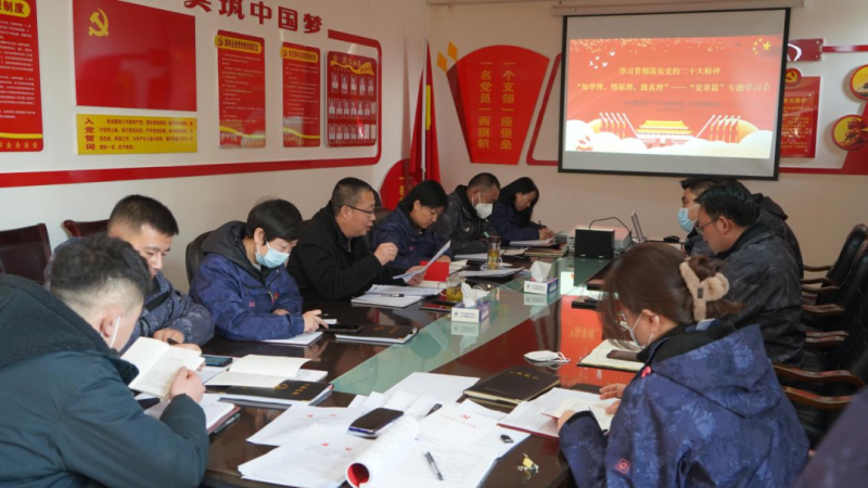 物產汽貿黨支部召開&ldquo;知學理、悟原理、踐真理&rdquo; &mdash;&mdash;黨章篇&rdquo;專題學習會
